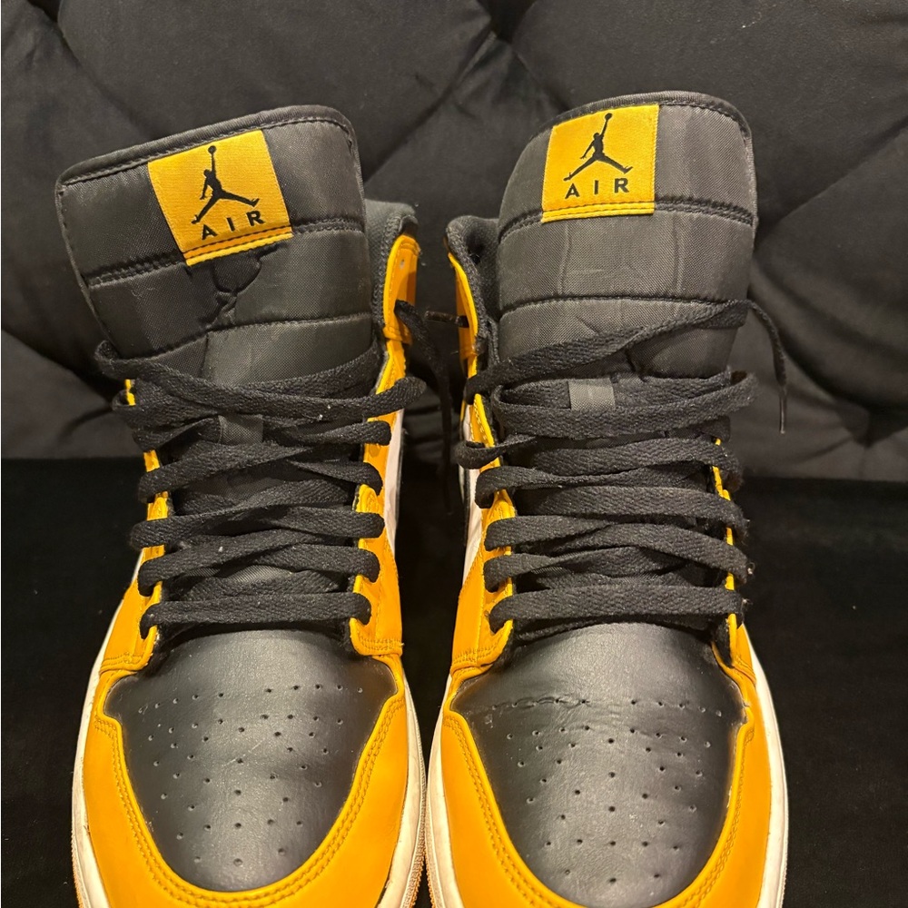 Nike Air Jordan 1 Mid Taxi SNEAKERS 26.5cm 554724-701 KH Used